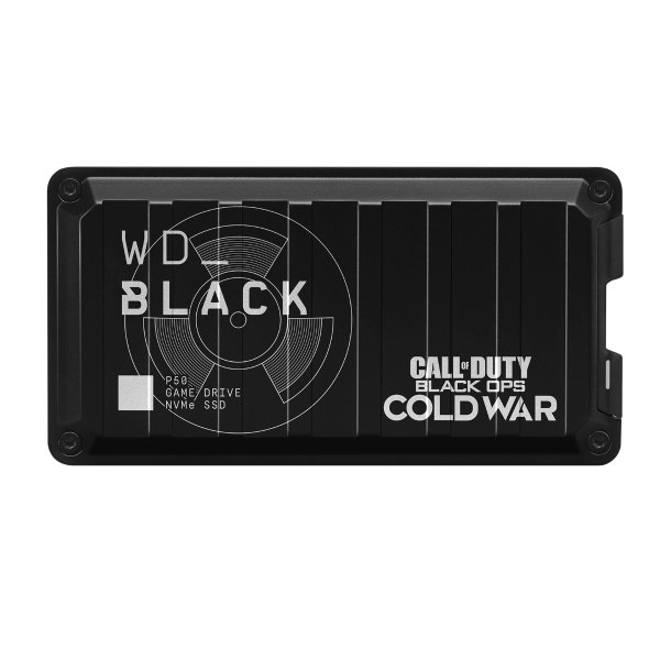 BLACK Call of Duty®: Black Ops Cold War Special Edition P50 Game Drive NVMe™ SSD from_BLACK
