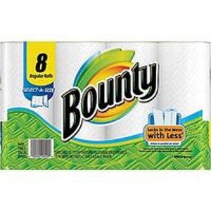 Bounty® Select-A-Size Paper Towel Rolls, 2-Ply, 8 Rolls/Case