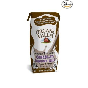 销量冠军！Organic Valley 1% 有机低脂巧克力牛奶 6.75盎司(24盒)