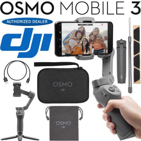 DJI Osmo Mobile 3 手机云台超值套装组合官翻版$69.99 包邮- 北美省钱快报