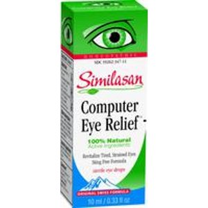 Similasan Computer Eye Relief Eye Drops, 0.33 Fluid Ounce