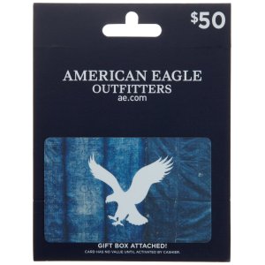 闪购：价值$50的American Eagle Outfitters 礼卡