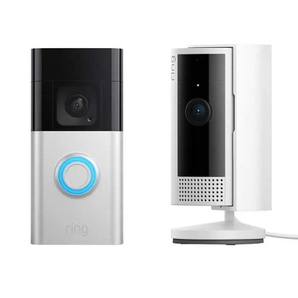 Battery Doorbell Plus and Indoor Cam (Gen 2) with Included Manual Privacy Cover