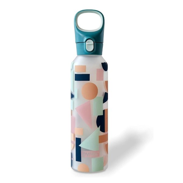 17.5-Oz Color Changing Glass Water Bottle