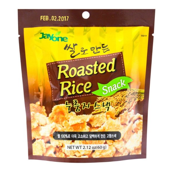 JAYONE Roasted Rice Snack Original 60g