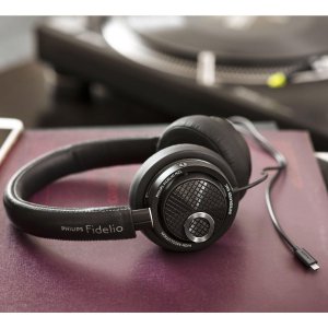 Philips Fidelio M2L/27 High Resolution Headphones with Built-in DAC and Lightning Connector for Apple iOS (Black)
