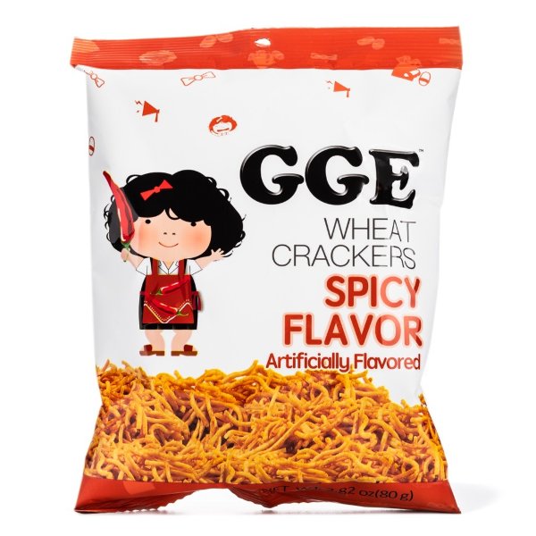 GGE Wheat Crackers, Spicy 80g