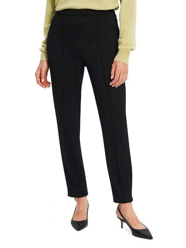 Pintuck Ankle Trousers