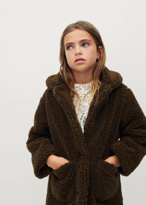 Faux shearling coat - Girls | OUTLET USA