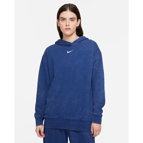 women's washed fleece hoodie nike sportswear essential collection