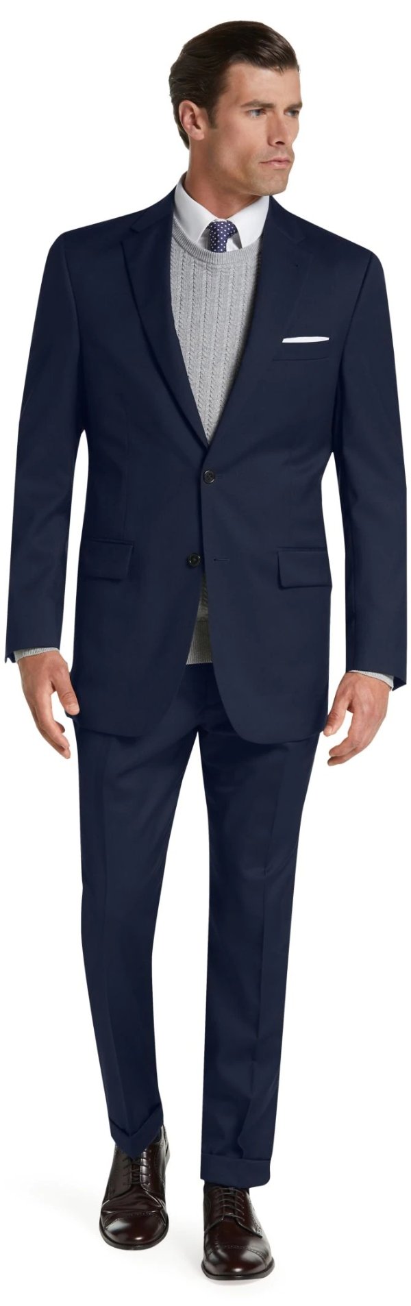 100% Wool Traditional Fit Suit