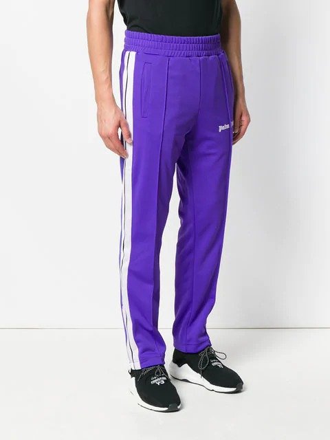 Palm Angels 紫色运动裤