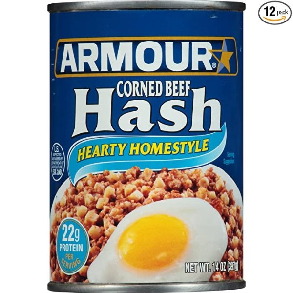 Star Corned Beef Hash, 14 oz. (Pack of 12)