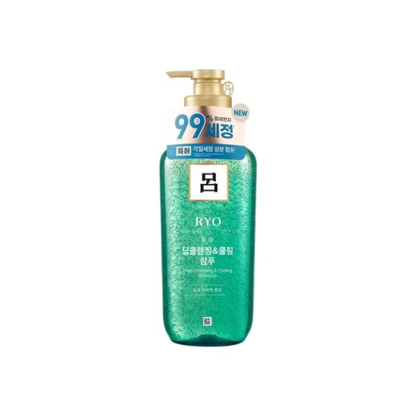 【新版】韩国RYO吕 绿色控油祛屑养发洗发水 550ml | 亚米