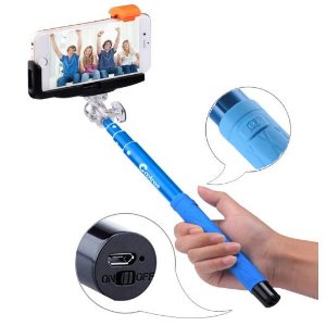 Cootree Z07 Extendable Selfie Stick with Bluetooth Remote Shutter built-in