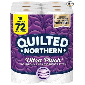 Quilted Northern 超柔软3层卫生纸18大卷 相当于72普通卷