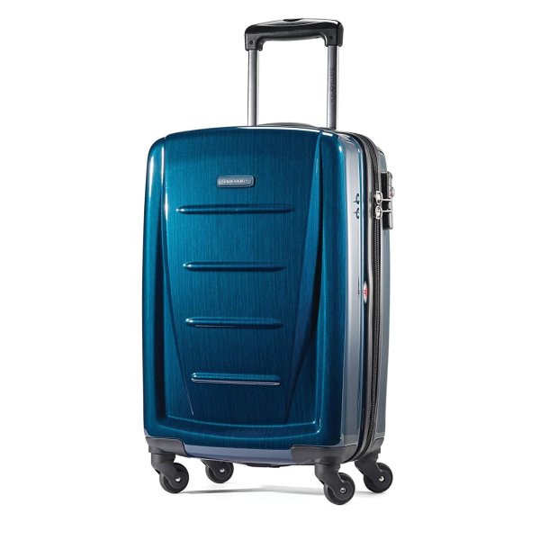 Winfield 2 Hardside Expandable Luggage with Spinner Wheels, Deep Blue, Carry-On 20-Inch
