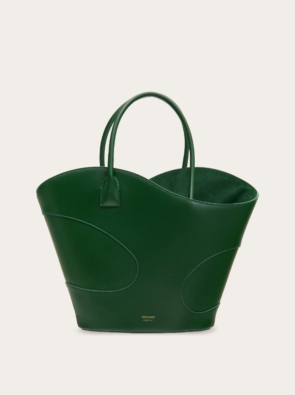 Tote bag with cut-out detailing | Totes | Women's | Ferragamo US