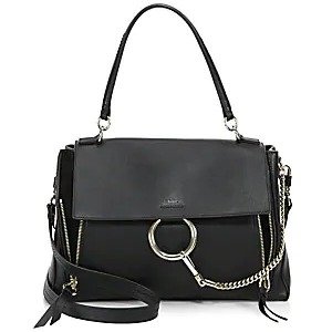 - Medium Faye Leather Bag