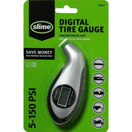 Digital Tire Pressure Gauge with Lighted Tip 5-150 PSI - 20017