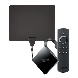 Amazon 新款 Fire TV 4K 流媒体播放器 + AmazonBasics HD 天线