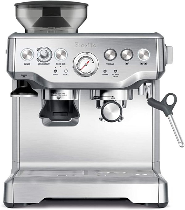 BES870XL Barista Express Espresso Machine, Brushed Stainless Steel