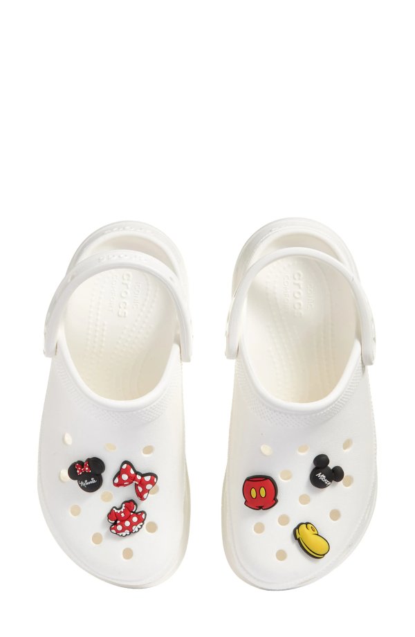 Disney x CROCS™ Bae Clog & 6-Pack Mickey & Minnie Jibbitz Shoe Charms