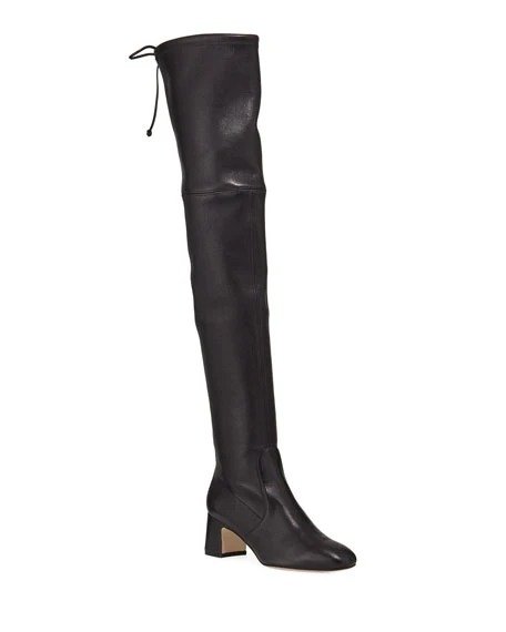 Kirstie 60mm Napa Leather Over-The-Knee Boots