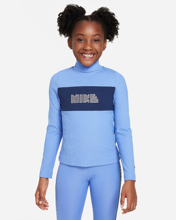Sportswear Big Kids' (Girls') Dri-FIT Long-Sleeve Top..com