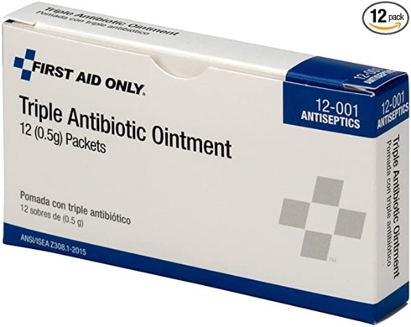 12-001 Triple Antibiotic Ointment Packet (Box of 12)