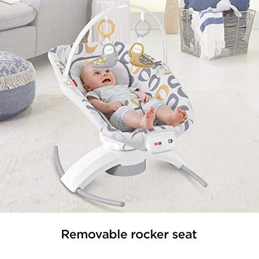 2-合-1 婴幼儿豪华电动摇椅