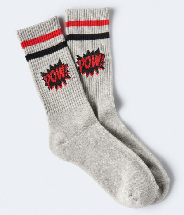 Pow! Crew Socks