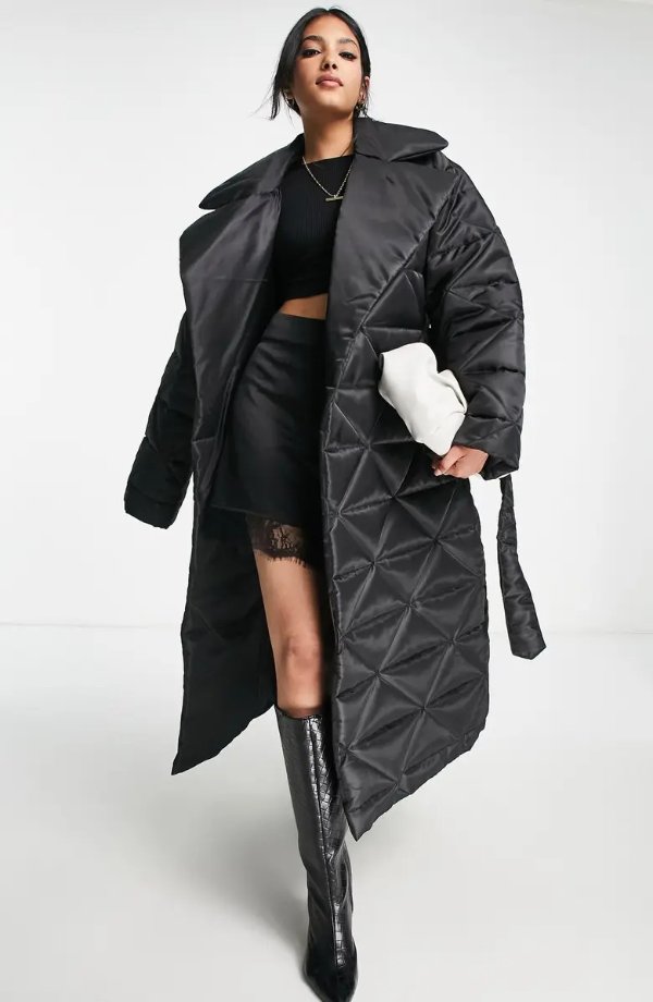 Quilted Maxi Puffer Coat
