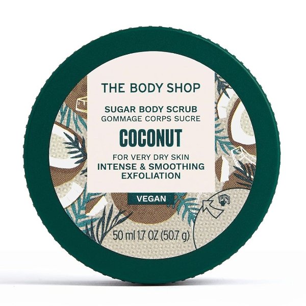 Coconut Body Scrub Exfoliator - 50ml