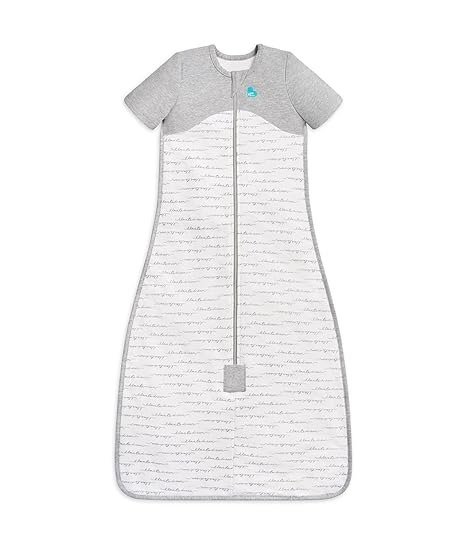 Organic Toddler Sleep Bag (18-36 Mo), Super Soft Temp Regulating Sleeping Sack, 1.0TOG All Seasons Wearable Blanket, White