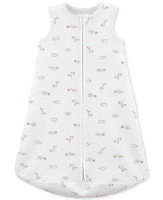 Baby Girls Animal-Print Cotton Sleep Bag