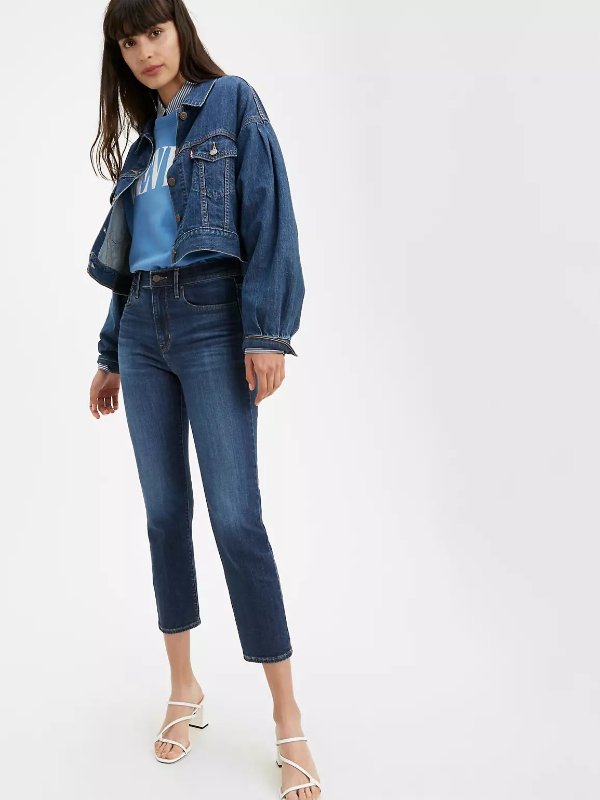 724 High Rise Straight Crop Women's Jeans