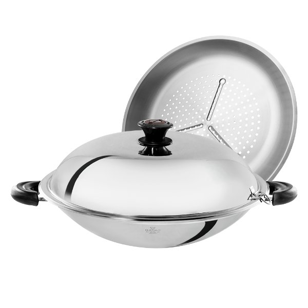 CLASSIC wok 40cm with stream pan