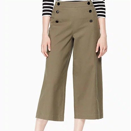 cropped military pant