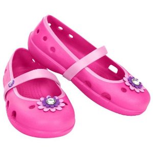 Amazon有crocs Keeley Petal Charm女童花朵洞洞鞋热卖-多色可选