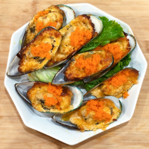 Western Baked Mussel with Mayonaise