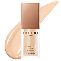 Coverstay Liquid Foundation | Rosy Ivory | Lightweight and Long-lasting Coverage Foundation | K-beauty
