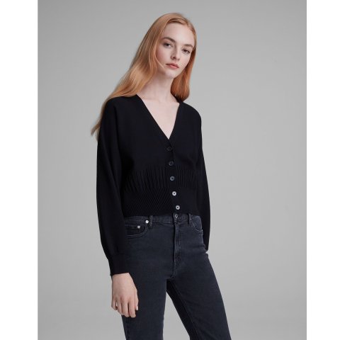 Club MonacoBlouson-Sleeve Cardigan