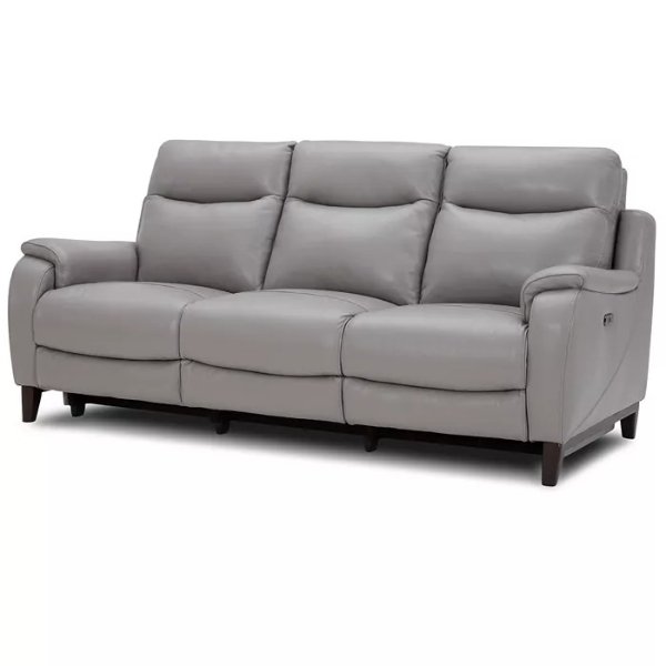 CLOSEOUT! Kolson 83" Leather Power Recliner Sofa, Created for Macy's