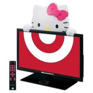 Hello Kitty 19英寸 720p 60Hz LED 电视/显示器 (KT2219MBY)