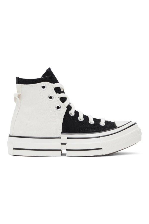 Black & White Converse Edition 2-In-1 Chuck 70 High Sneakers