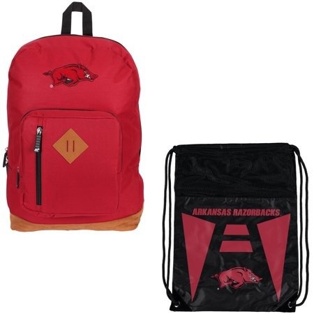 Arkansas Razorbacks The Northwest Company Double Down Backpack Set - No Size