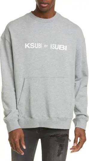 by Ksubi Logo Graphic Crewneck Sweatshirt