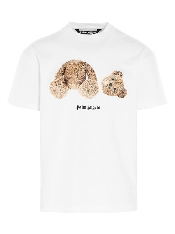 Bear Printed Crewneck T-Shirt