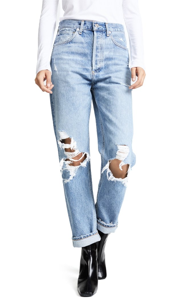 '90s Fit Mid Rise Loose Fit Jeans